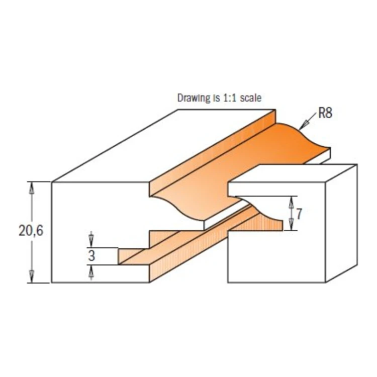 Zestaw CMT 955.803 - profil ramiaka