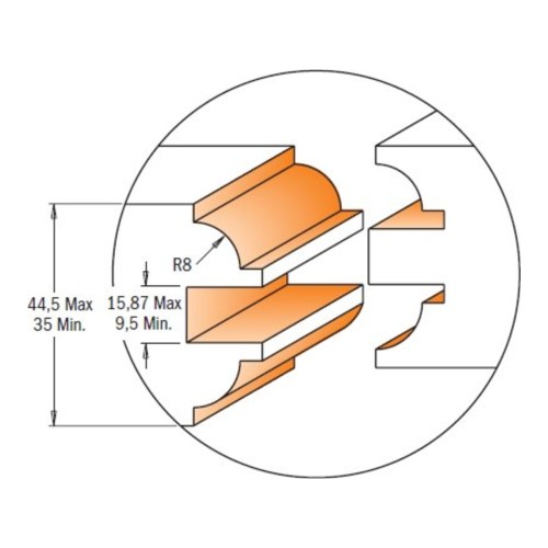 Zestaw CMT 900.527 - rysunek wymiarowy