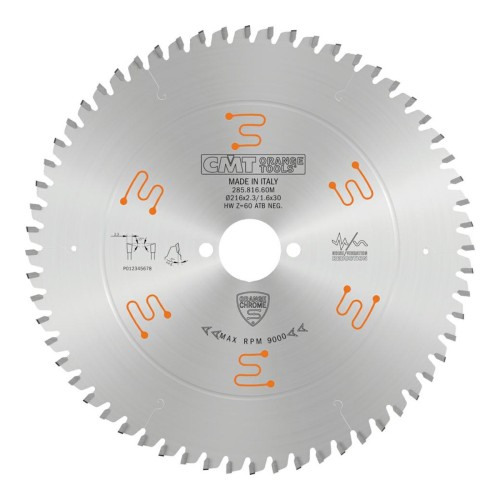 Piła chromowana CMT 285 D216 Z60 do ukośnicy