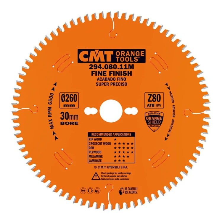 Piła precyzyjna CMT 294 Ultra Finish Z80