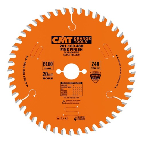 Piła tarczowa CMT 281 do płyt laminowanych