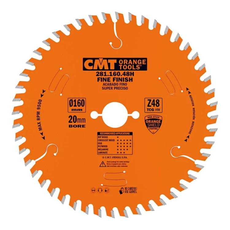 Piła tarczowa CMT 281 do płyt laminowanych
