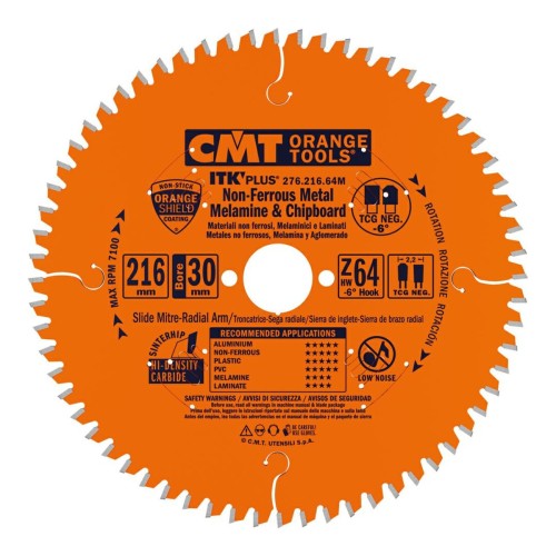Piła tarczowa CMT 276 ITK Plus do aluminium