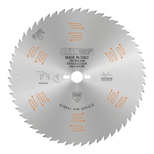 Piła tarczowa CMT 285.6 Orange Chrome do drewna