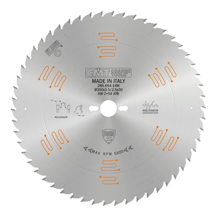 Piła tarczowa CMT 285.6 Orange Chrome do drewna