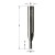 Frez prosty CMT 174/177 z ostrzem wiercącym, chwyt 8 i 12 mm