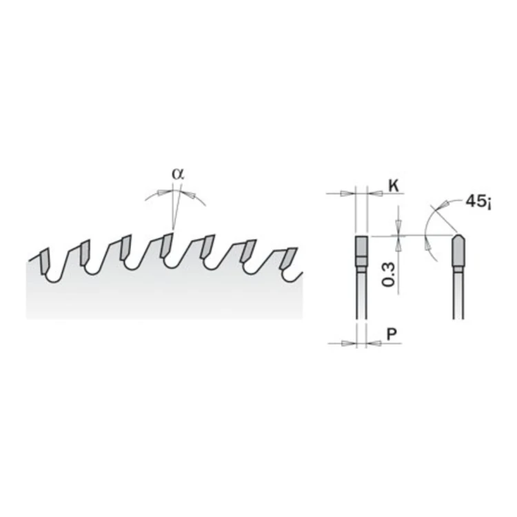 Piła tarczowa CMT 284 Xtreme do aluminium - D 250-550 mm - zdjęcie produktu