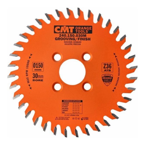 Piła CMT 240 do rowkowania - uchwyty CNC, D 120-150 mm