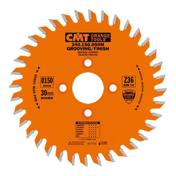 Piła CMT 240 do rowkowania - uchwyty CNC, D 120-150 mm - widok 4
