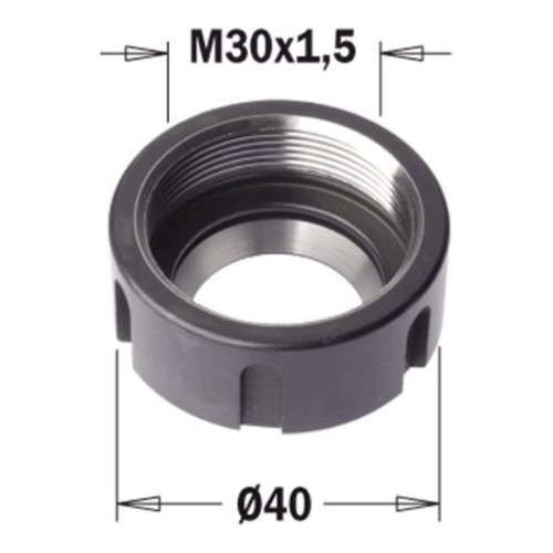 Nakrętka CMT 992.123.01/02 do uchwytu 123 - tuleje CMT 124, M30x1,5, prawa i lewa