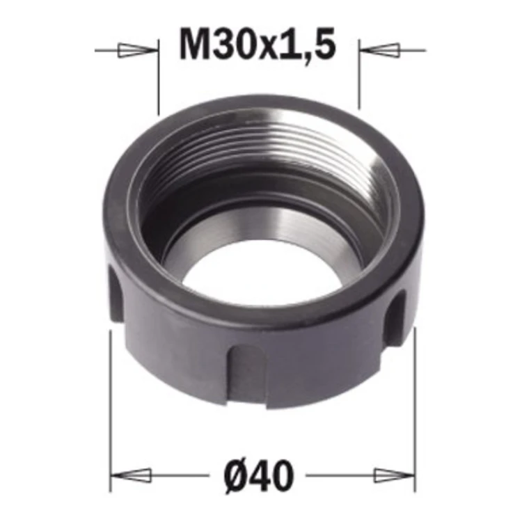 Nakrętka CMT 992.123.01/02 do uchwytu 123 - tuleje CMT 124, M30x1,5, prawa i lewa