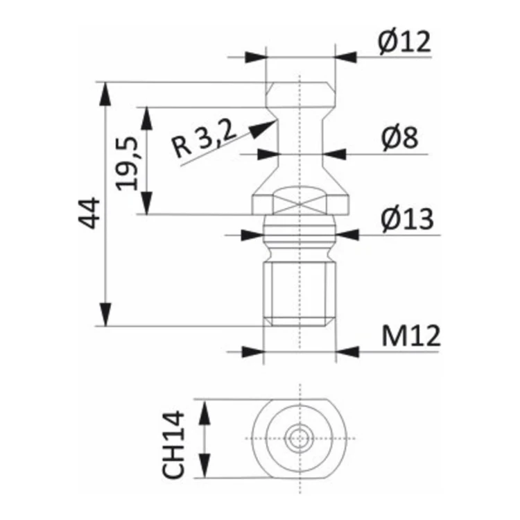 Końcówki CMT do uchwytów ISO30 - Biesse, SCM, CMS, Alberti, Weeke, DIN 7388 - zdjęcie produktu