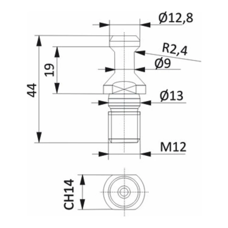 Końcówki CMT do uchwytów ISO30 - Biesse, SCM, CMS, Alberti, Weeke, DIN 7388 - widok 4