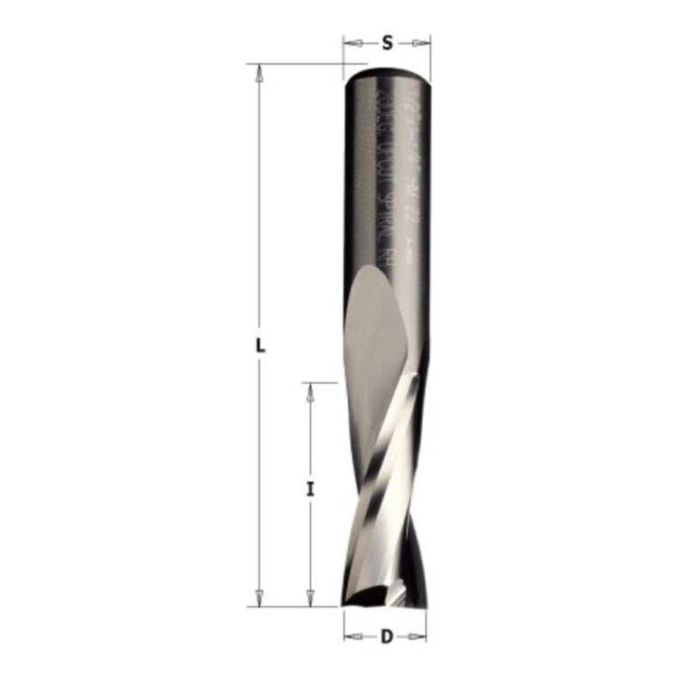 Frez spiralny wykańczający CMT 191 pozytyw Z2 VHM - D 3-20 mm, chwyty 3-20 mm