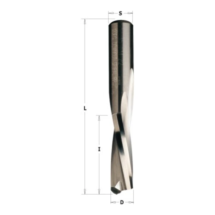 Frez spiralny wykańczający CMT 192 negatyw Z2 VHM - D 3-16 mm