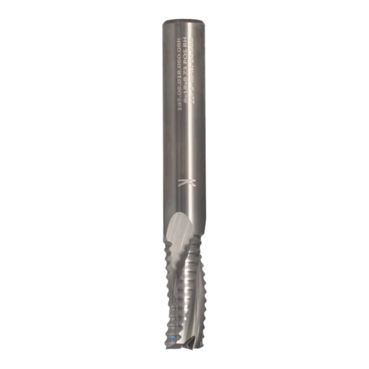 Frez spiralny zgrubny CMT 195 pozytyw Z3R z łamaczem wióra VHM - D 8-20 mm, RH i LH - widok 4