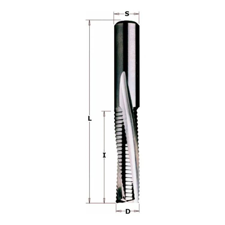 Frez spiralny zgrubny CMT 196 negatyw Z3R z łamaczem wióra VHM - D 8-20 mm - widok 3