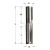 Frez prosty monolityczny CMT 112 VHM Z2+1, chwyt 9,5 mm - D 3-8 mm - zdjęcie 2