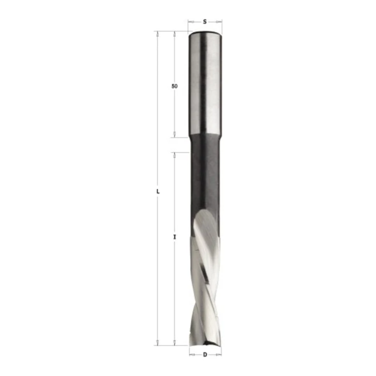 Frez spiralny oscylacyjny CMT 161 HSS z łamaczem wióra, chwyt 16 mm - D 6-16 mm, RH i LH - zdjęcie 4