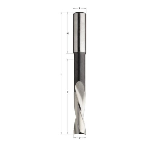 Frez spiralny oscylacyjny CMT 160 HSS z łamaczem wióra, chwyt 13 mm - D 6-16 mm, RH i LH