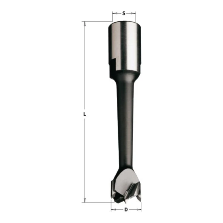 Frez oscylacyjny CMT 164 HM Z2 z punktem centralnym, M12x1 - D 18-22 mm