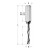 Wiertło XTreme nieprzelotowe pełnowolframowe CMT 311.21/22 VHM Z2, L 70 mm - D 1,3-10 mm, RH i LH