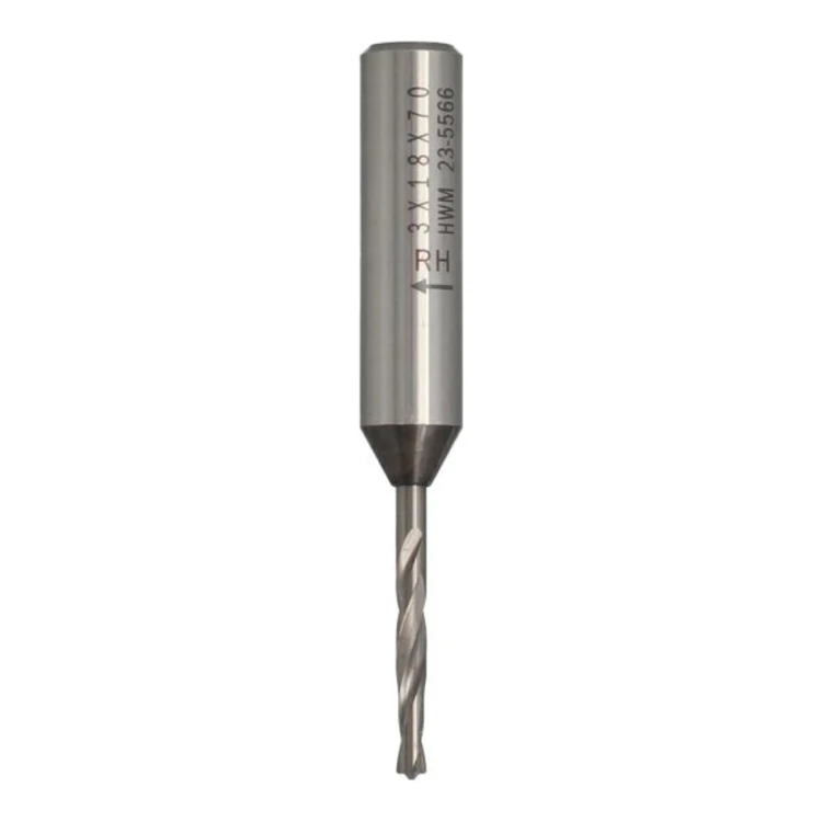Wiertło XTreme nieprzelotowe pełnowolframowe CMT 311.21/22 VHM Z2, L 70 mm - D 1,3-10 mm, RH i LH - zdjęcie 4
