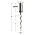 Wiertło XTreme przelotowe pełnowolframowe CMT 314.21/22 VHM Z2 z ostrzem V - D 3-10 mm, RH i LH