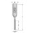 Wiertło XTreme pełnowolframowe CMT 382 VHM Z1 - D 2-5 mm, RH i LH