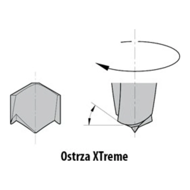 Ściernica CMT 01.02.0316 do ostrzenia wierteł XTreme i pełnowolframowych D 3-7 mm - 125x5,5 mm - zdjęcie 3