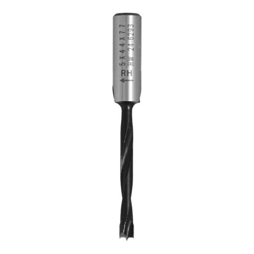 Wiertło nieprzelotowe CMT 362 HM Z2 V2, L 77 mm, trzpień 10x30 - D 5-12 mm, RH i LH