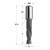 Wiertło nieprzelotowe CMT 308 HM Z2 V2, L 57,5 mm, trzpień 10x20 - D 4-16 mm, RH i LH - zdjęcie 4