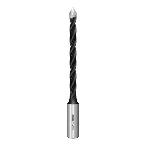Wiertło przelotowe CMT 381 HM Z2, L 115 mm, trzpień 10x30 - D 5-10 mm, RH i LH - zdjęcie 2