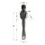 Wiertło nieprzelotowe CMT 325/327/329/330 z gwintem i gzymką HM Z2 V2, gwint M10/11x4 - D 5-10 mm, RH i LH - zdjęcie 4