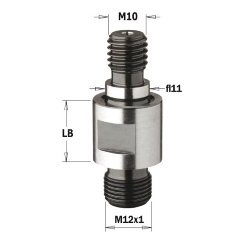Adaptery CMT M12x1 do szybkiej wymiany nakładek wiercących 501 HM - RH i LH - zdjęcie 2
