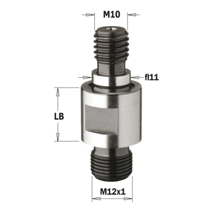 Adaptery CMT M12x1 do szybkiej wymiany nakładek wiercących 501 HM - RH i LH - zdjęcie 2
