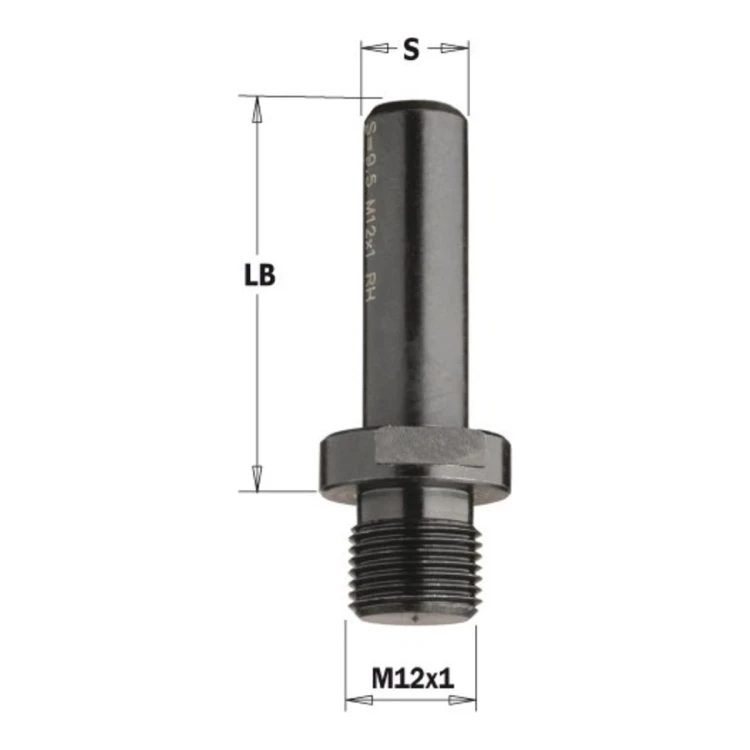 Adaptery CMT M12x1 do szybkiej wymiany nakładek wiercących 501 HM - RH i LH - zdjęcie 4