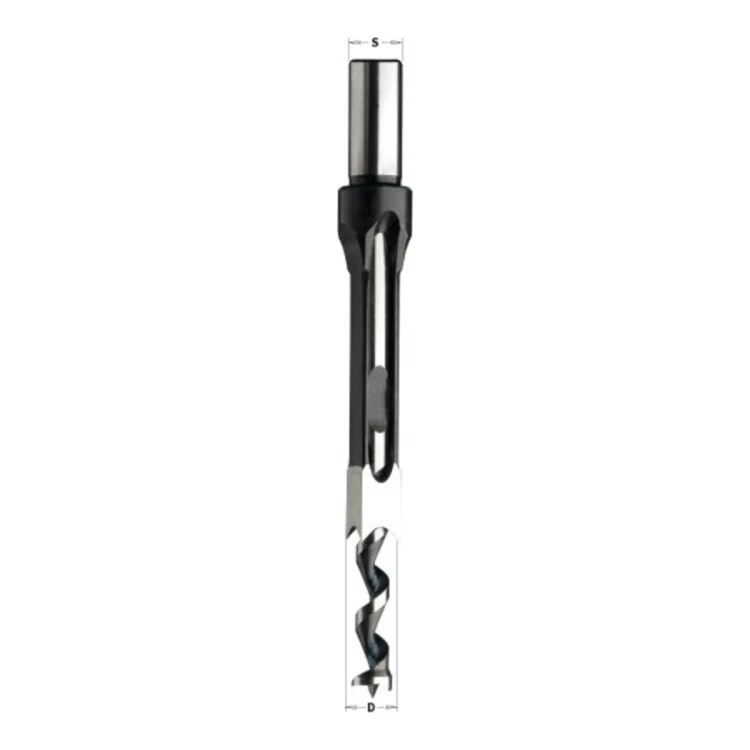 Dłuto kwadratowe z wiertłem CMT 543 HSS do dłutownic - 6,35-19 mm, chwyt 19 mm - zdjęcie 2