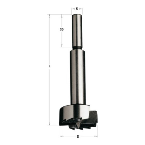 Wiertło puszkowe CMT 537 SP ze stali stopowej - D 10-100 mm oraz 1/2-2 1/8 cala