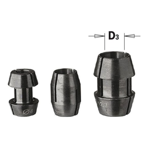 Tuleje CMT 796 do uchwytu 796 oraz do frezarek CMT, DeWalt, Felisatti, Fein, Metabo, Freud - 6-12,7 mm - zdjęcie 2