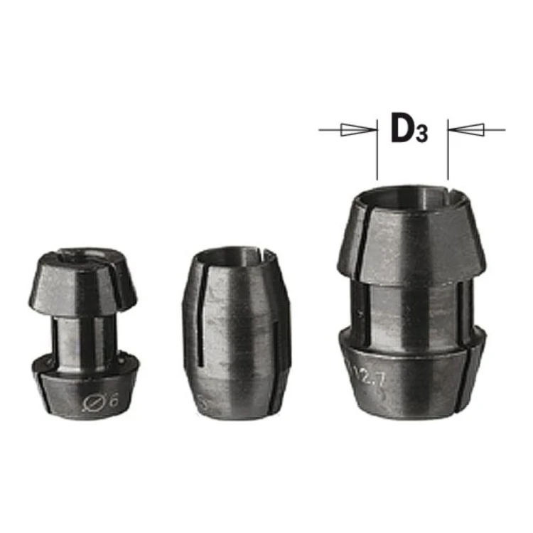 Tuleje CMT 796 do uchwytu 796 oraz do frezarek CMT, DeWalt, Felisatti, Fein, Metabo, Freud - 6-12,7 mm - zdjęcie 4