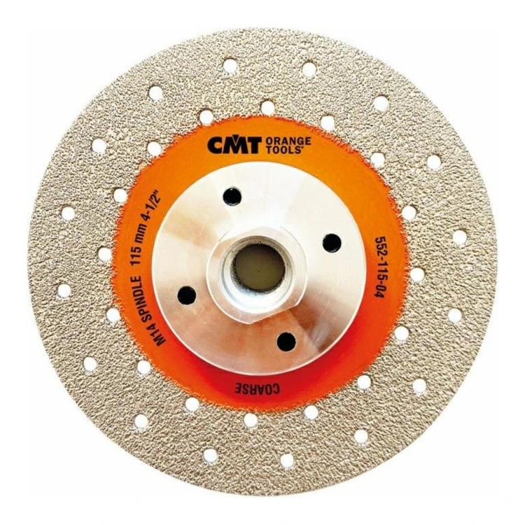Tarcza diamentowa CMT 552-115 do szlifierek kątowych na sucho - 115 mm, płytki i kamień - zdjęcie 4