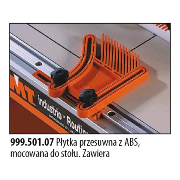 Stół frezarski CMT INDUSTRIO 999.500.01 - blat fenolowy, obudowa z szafką, 79x59x93 cm - zdjęcie 2