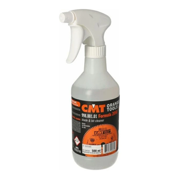 Płyn CMT Formula 2050 do czyszczenia pił i frezów - spray 0,5 l i kanister 5 l