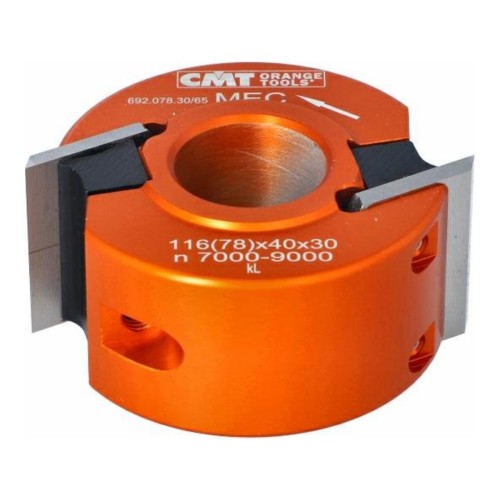 Głowica prosta CMT 692 bez ograniczników na noże 40/50 mm, posuw MEC - D 78-120 mm
