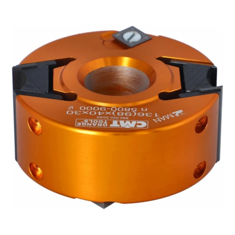 Głowica do wręgów CMT 694.020 Z2+V2 na noże wymienne VHM, I 40 mm - D 100-125 mm - zdjęcie 4