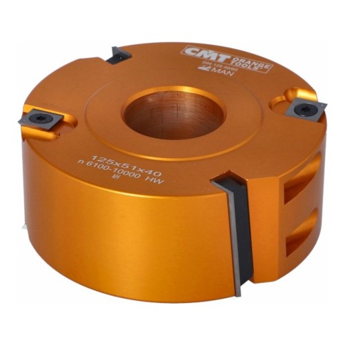 Głowica do wręgów CMT 694.100 Z2+V4 na noże wymienne VHM, I 51 mm - D 100-125 mm - zdjęcie 2