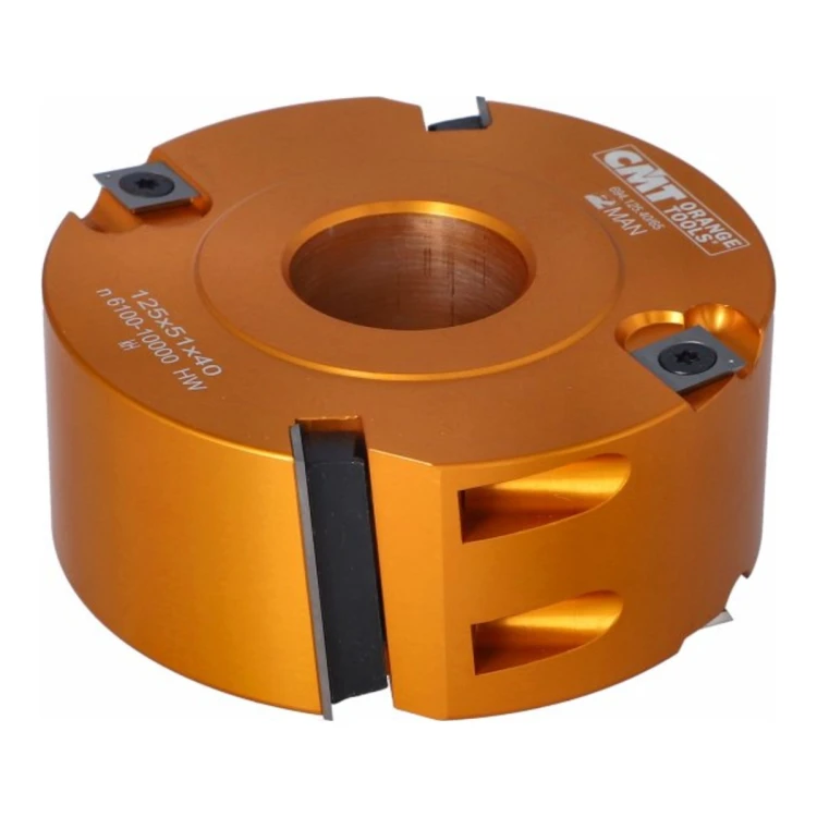 Głowica do wręgów CMT 694.100 Z2+V4 na noże wymienne VHM, I 51 mm - D 100-125 mm - zdjęcie 4