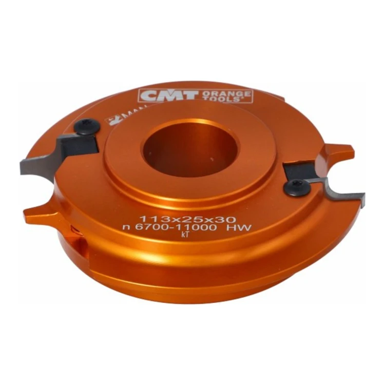 Głowica zaokrąglająca CMT 694.003 na noże VHM - R5/10, opcja R3-R8 - D 113-128 mm