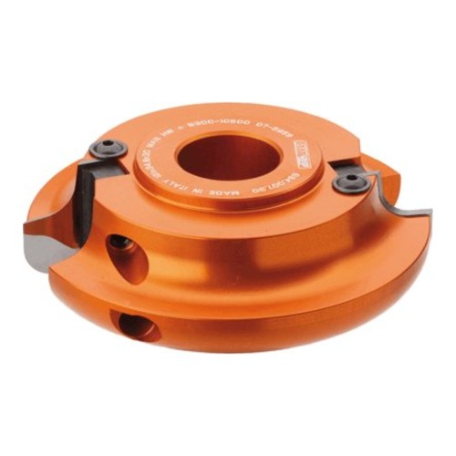 Głowica zaokrąglająca CMT 694.007 na noże VHM - R10, opcja R12 i R15 - D 121-136 mm